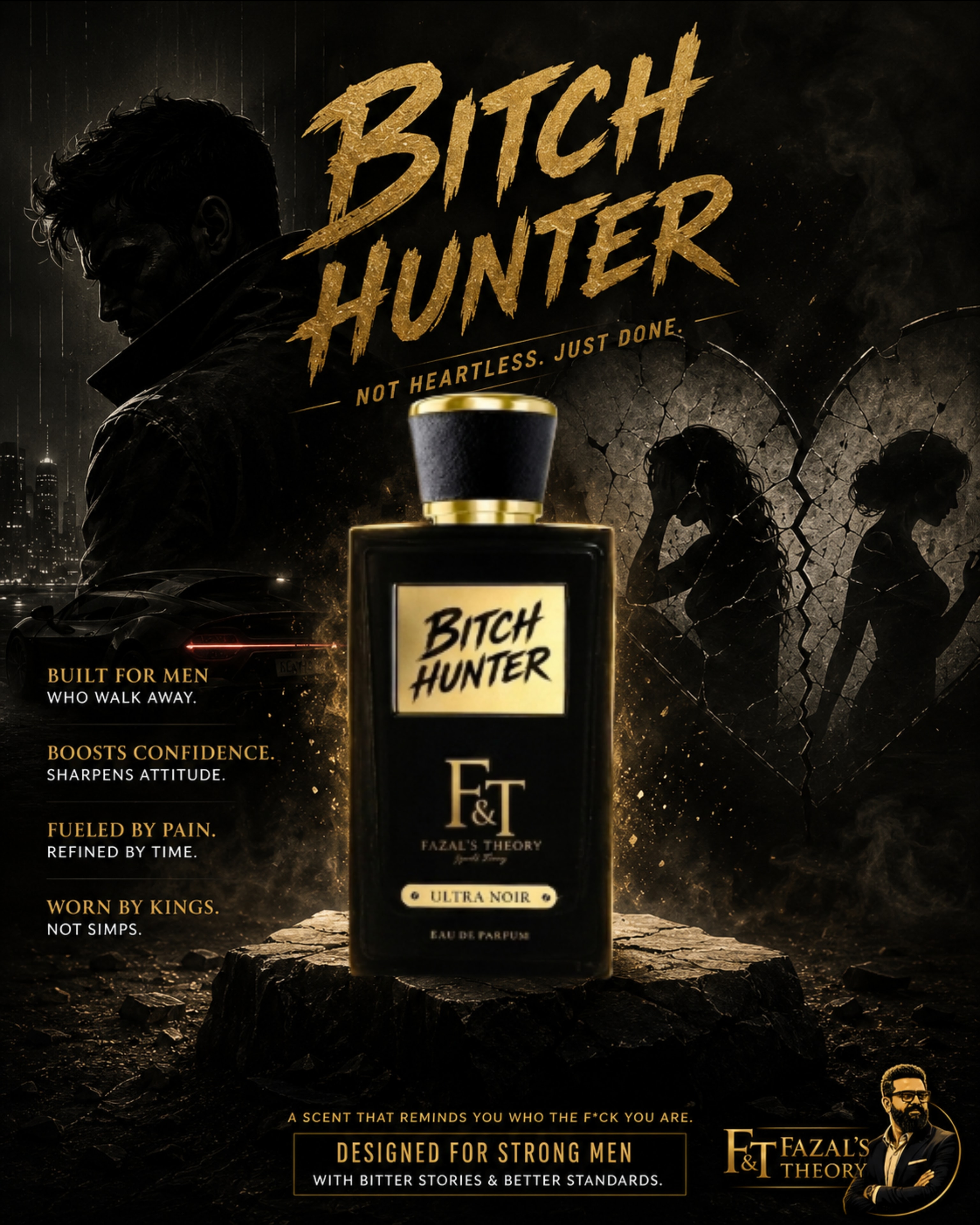 Bitch Hunter Ultra Noir Eau de Parfum by Fazal's Theory