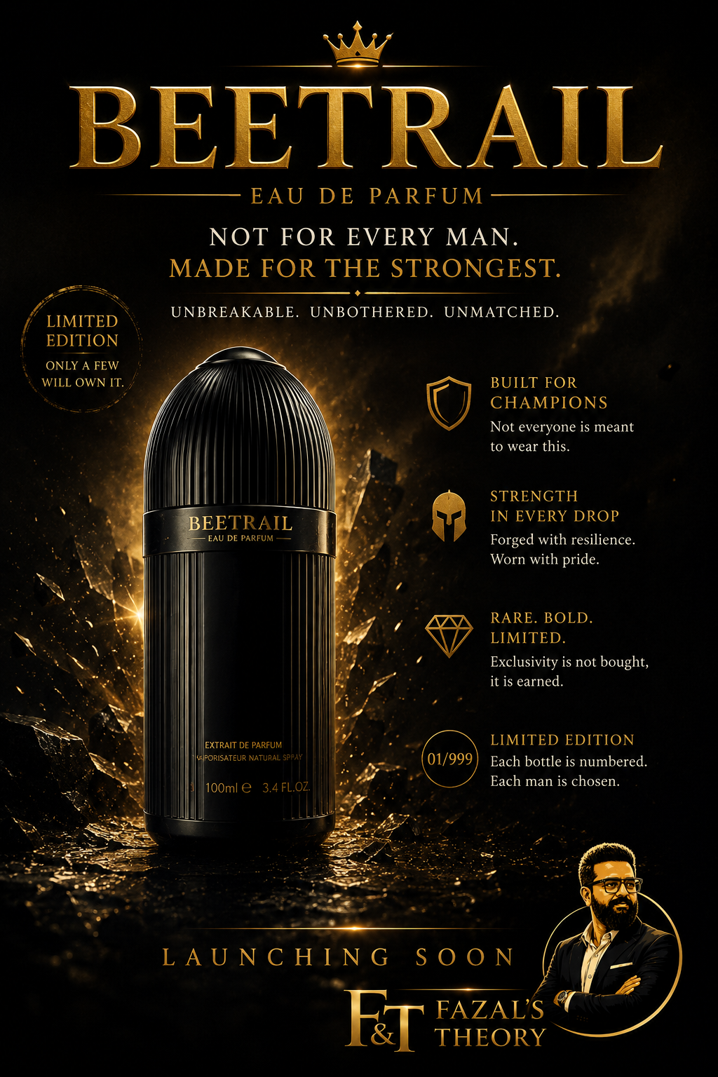 Beetrail Limited Edition Extrait de Parfum by Fazal's Theory